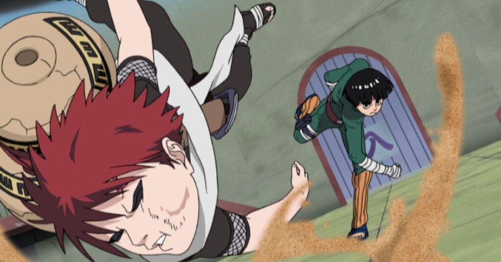 Rock Lee vs Gaara naruto dublado avance games