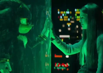 Shadow e Maria em Sonic 3