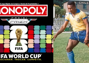 Monopoly e Panini lançam edição especial da Copa do Mundo 2026 com cartas Prizm